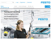 Tablet Screenshot of festo-lernzentrum.de